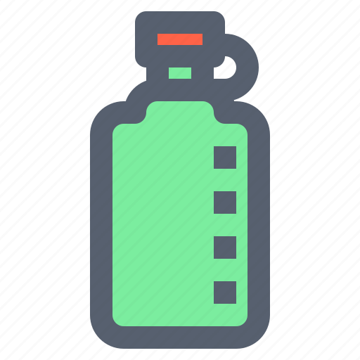 Bottle, camping, drink, drinks, plastic, water icon - Download on Iconfinder