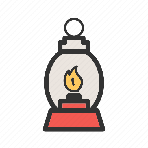 Fire Gas Lamp Lantern Light Oil Old Icon Download On Iconfinder