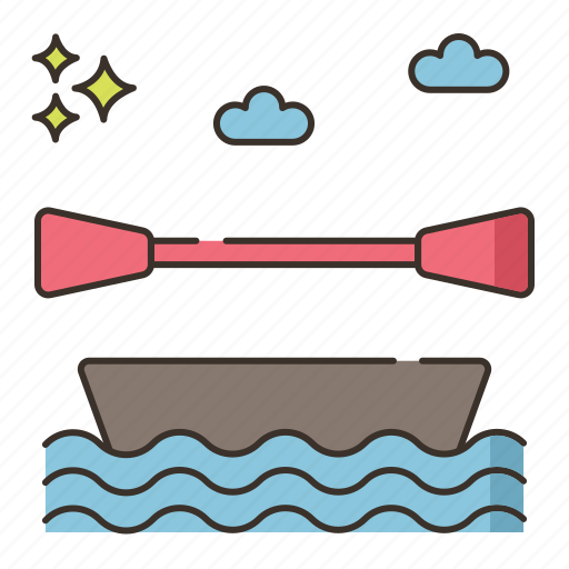 Camping, canoe, sea, travel icon - Download on Iconfinder