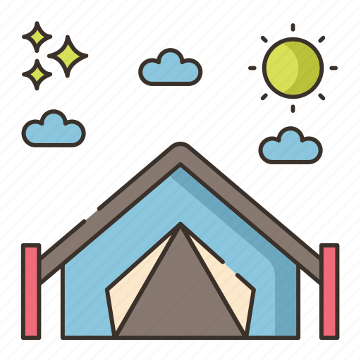 Camping, canopy, tent, travel icon - Download on Iconfinder