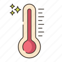 cold, hot, temperature, thermometer