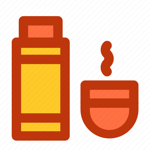 Camp, camping, cup, fun, holiday, thermos icon - Download on Iconfinder