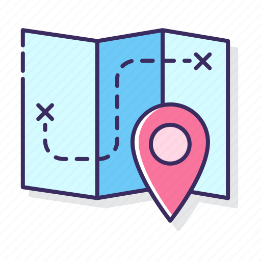 Hiking, location, map, navigation icon - Download on Iconfinder