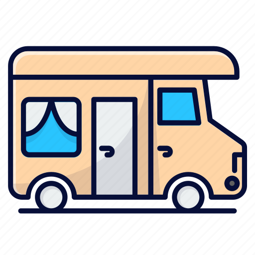 Bus, camper, camping, rv icon - Download on Iconfinder