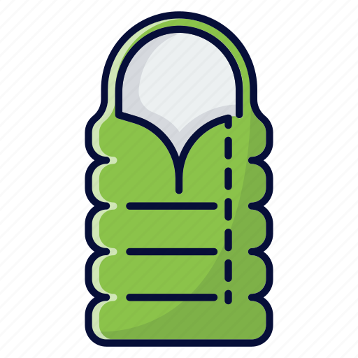 Camping, outdoor, outdoors, sleeping bag icon - Download on Iconfinder