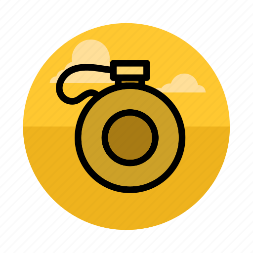 Flask, bottle, camping, drink, outdoors, travel, water icon - Download on Iconfinder