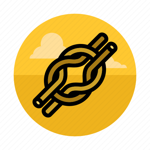 Rope, knot, mountaineering, node, outdoors, sport, string icon - Download on Iconfinder