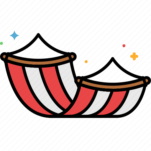 Hammock, bed, camping, outdoor, travel icon - Download on Iconfinder