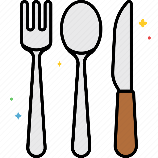 Cutleries, kitchen, fork, knife, spoon, utensils icon - Download on Iconfinder