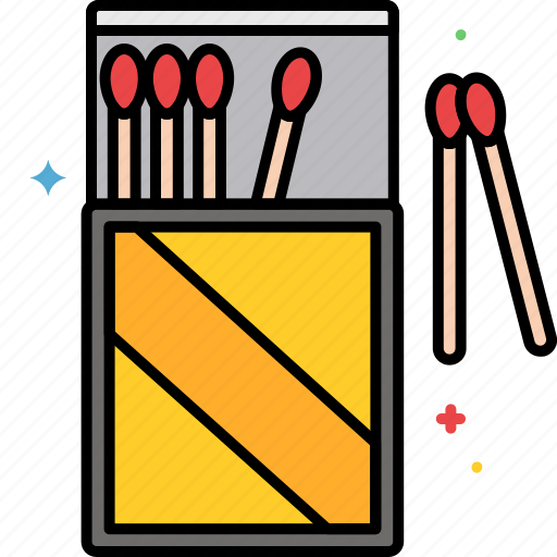 Matches, burning, fire, matchbox, matchsticks icon - Download on Iconfinder