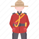 canadian, uniform, male, traditional, costume