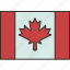 canada, flag, nation, country, banner 