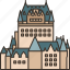 chateau, frontenac, castle, quebec, landmark 