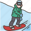 snowboarding, winter, activity, sports, extreme 