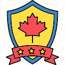 canada badge, canada, badge, leaf, sign, national, canada national badge, canada leaf, flag