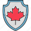 canada shield, shield, security, canada, leaf, protection, safety 