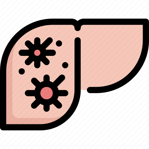 Bacteria, cancer, liver, virus icon - Download on Iconfinder