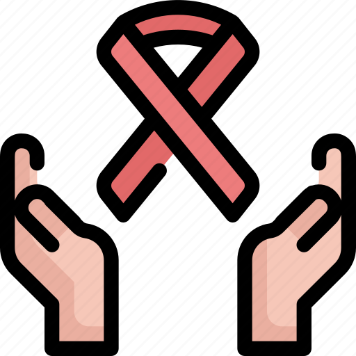 Breast, cancer, day, hand icon - Download on Iconfinder