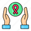 cancer, ribbon, care, patients, healthcare, awareness, charity 