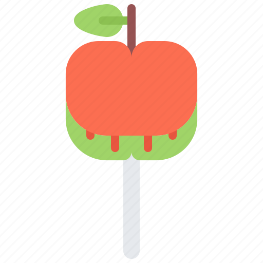 Apple, candy, caramel, shop, stick, sweet, sweetness icon - Download on Iconfinder