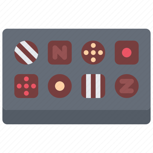 Box, candy, chocolate, food, shop, sweet, sweetness icon - Download on Iconfinder