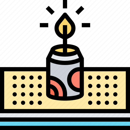 Candle, sheet, wax, rolling, natural icon - Download on Iconfinder