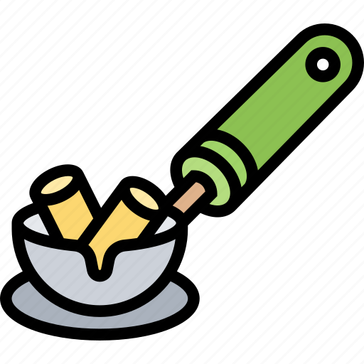 Spoon, stainless, wax, warmer, melting icon - Download on Iconfinder