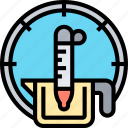 thermometer, temperature, measure, heat, tool