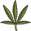hemp, leaf, marijuana, herb, cannabis 