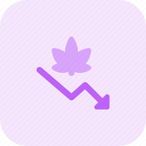 Cannabis, diagram, download, arrow icon - Download on Iconfinder