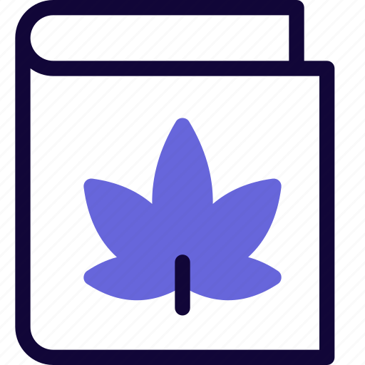 Book, cannabis, library icon - Download on Iconfinder