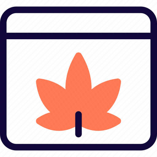 Browser, cannabis, website icon - Download on Iconfinder