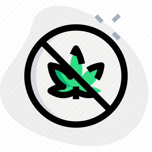 Banned, cannabis, prohibited, forbidden icon - Download on Iconfinder