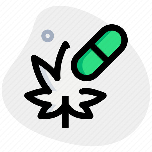 Cannabis, capsule, medicine, drug icon - Download on Iconfinder