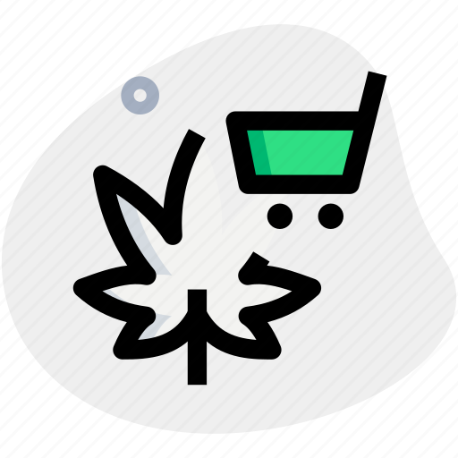 Cannabis, cart, shop, drug icon - Download on Iconfinder
