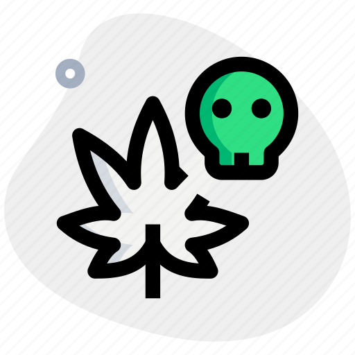 Cannabis, death, scary, dead icon - Download on Iconfinder