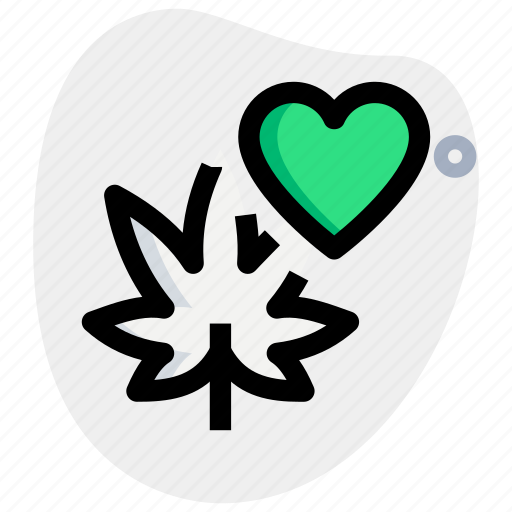 Cannabis, heart, favorite, drug icon - Download on Iconfinder