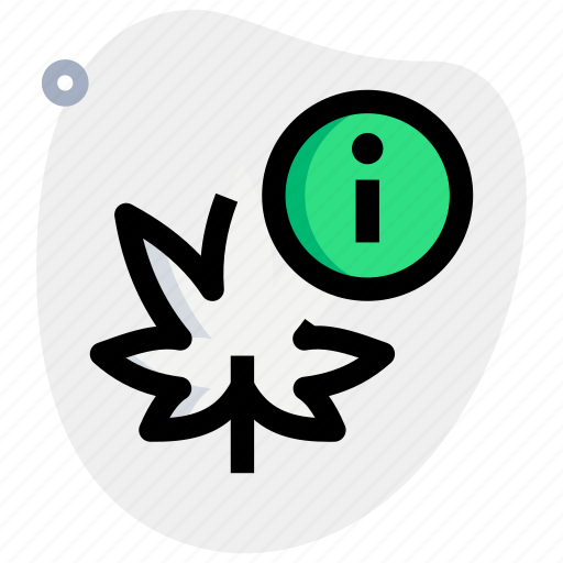 Cannabis, information, info, leaf icon - Download on Iconfinder