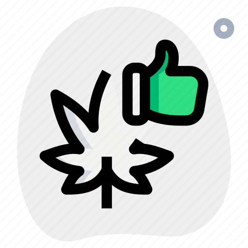 Cannabis, like, thumb, drug icon - Download on Iconfinder