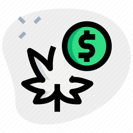 Cannabis, currency, dollar, drug icon - Download on Iconfinder