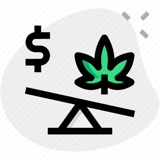 Cannabis, unbalance, drug, dollar icon - Download on Iconfinder