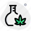 flask, cannabis, container, lab 
