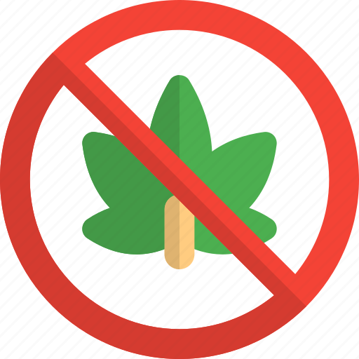 Banned, cannabis, prohibited, forbidden icon - Download on Iconfinder
