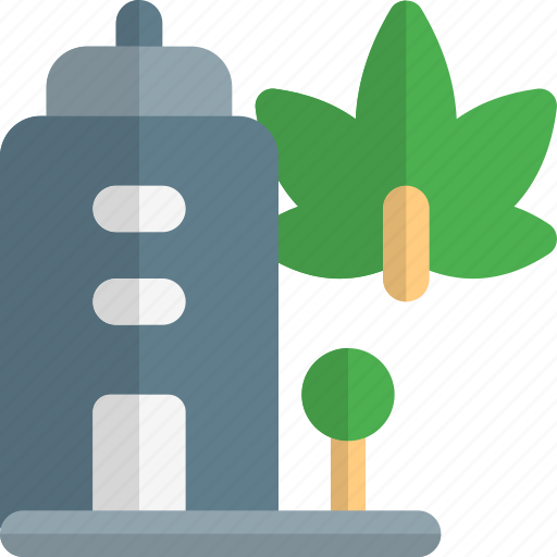 Building, cannabis, hospital, leaf icon - Download on Iconfinder