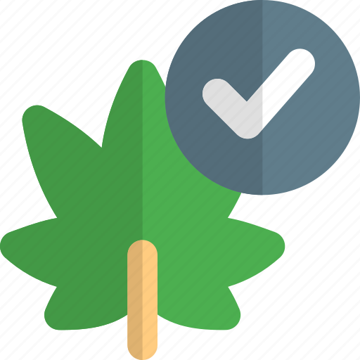 Cannabis, approve, verify, drug icon - Download on Iconfinder