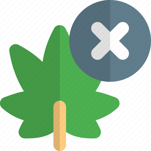 Cannabis, delete, remove, drug icon - Download on Iconfinder