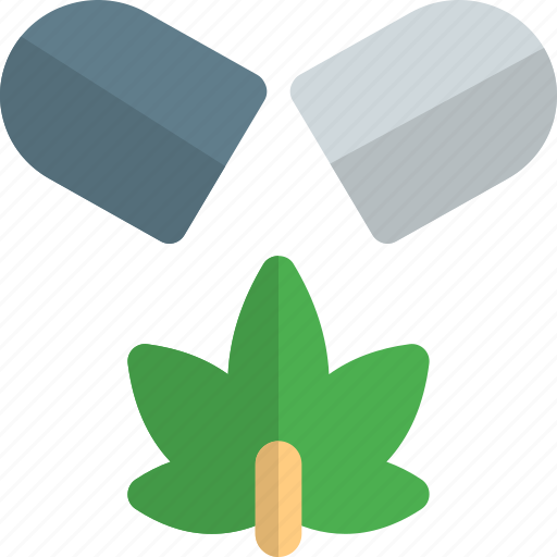 Capsule, cannabis, drug, medicine icon - Download on Iconfinder