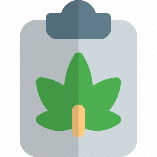 Clipboard, cannabis, list, drug icon - Download on Iconfinder