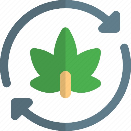 Refresh, cannabis, reload, sync icon - Download on Iconfinder