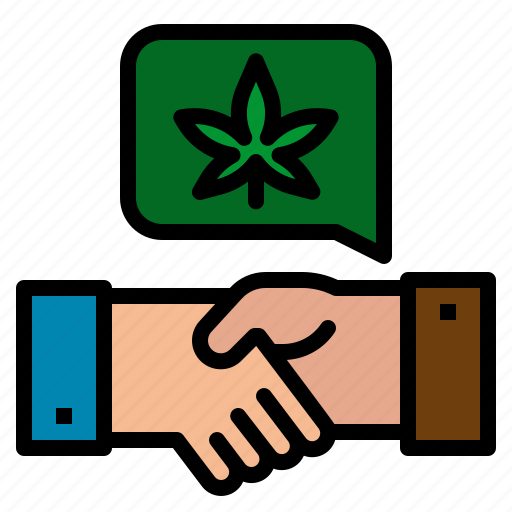 Business, deal, handshack, law, marijuana icon - Download on Iconfinder